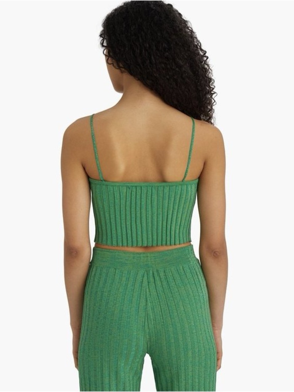 Paloma Wool Block Rib Top Green - Picture 3 of 8
